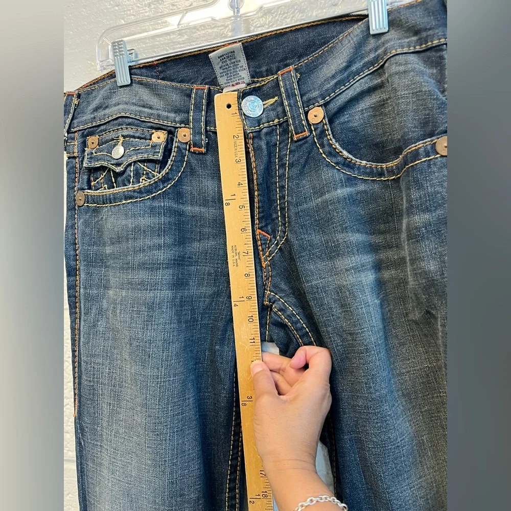 True Religion Vintage Ricky Big‎ T Straight Leg Jeans Sz. 34